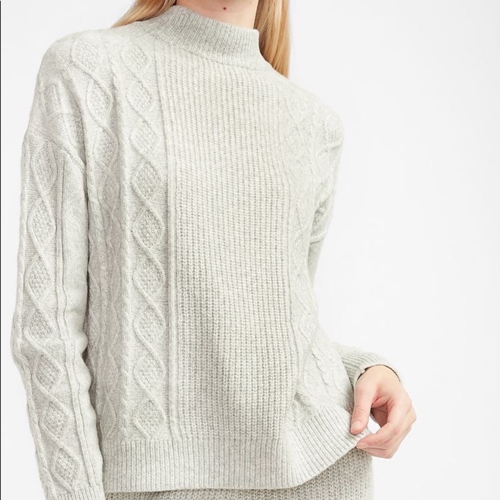 Express Cozy Cable Knit Sweater